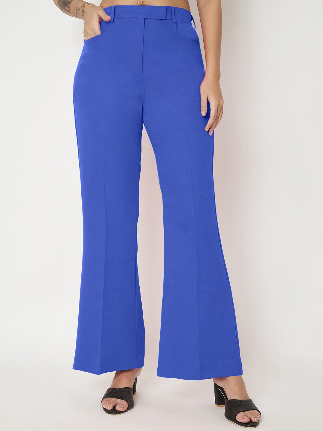 Regular Fit Bootcut Trousers