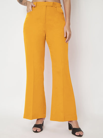 Regular Fit Bootcut Trousers