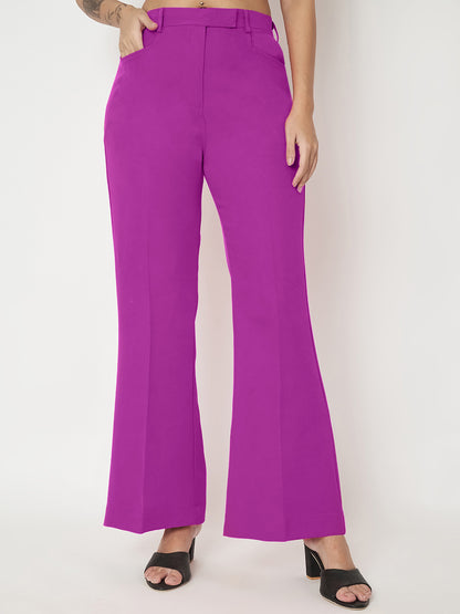 Regular Fit Bootcut Trousers