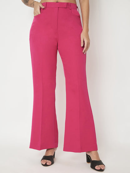 Regular Fit Bootcut Trousers