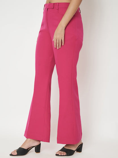 Regular Fit Bootcut Trousers