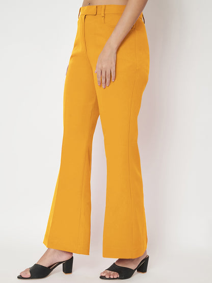 Regular Fit Bootcut Trousers