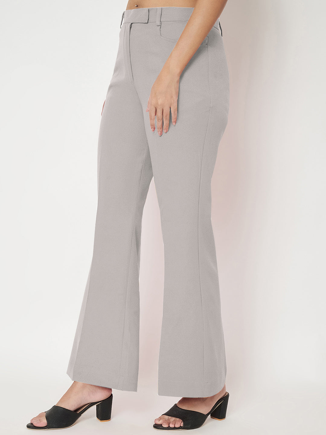 Regular Fit Bootcut Trousers
