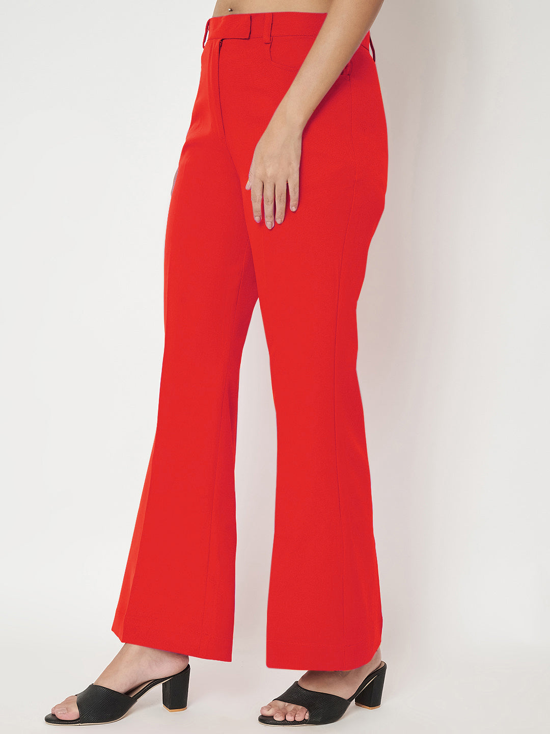 Regular Fit Bootcut Trousers