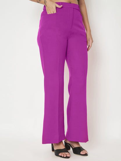 Regular Fit Bootcut Trousers