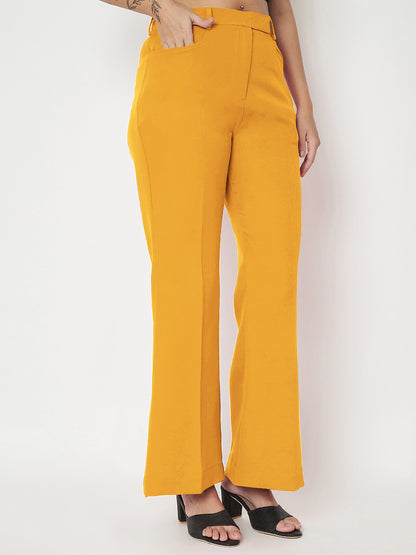 Regular Fit Bootcut Trousers