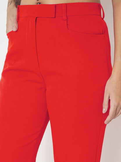 Regular Fit Bootcut Trousers