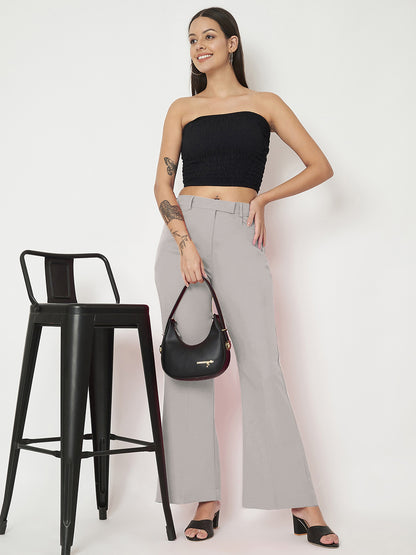 Regular Fit Bootcut Trousers