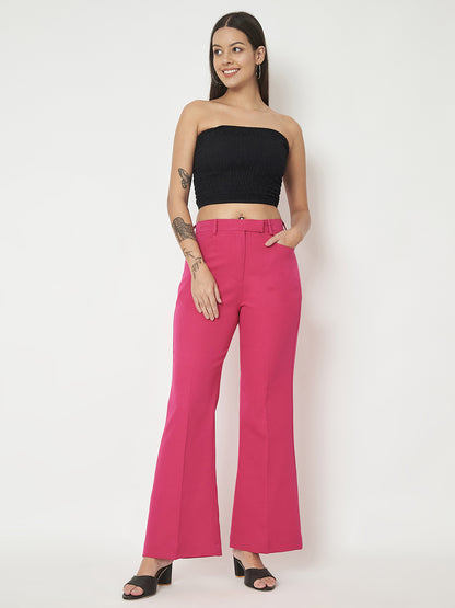 Regular Fit Bootcut Trousers