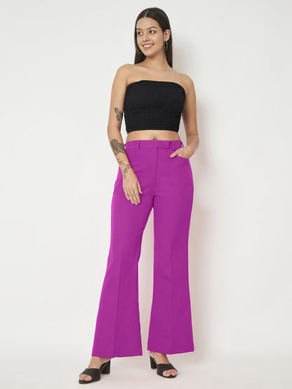 Regular Fit Bootcut Trousers