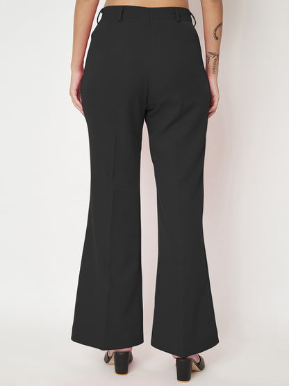 Regular Fit Bootcut Trousers