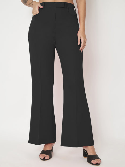 Regular Fit Bootcut Trousers