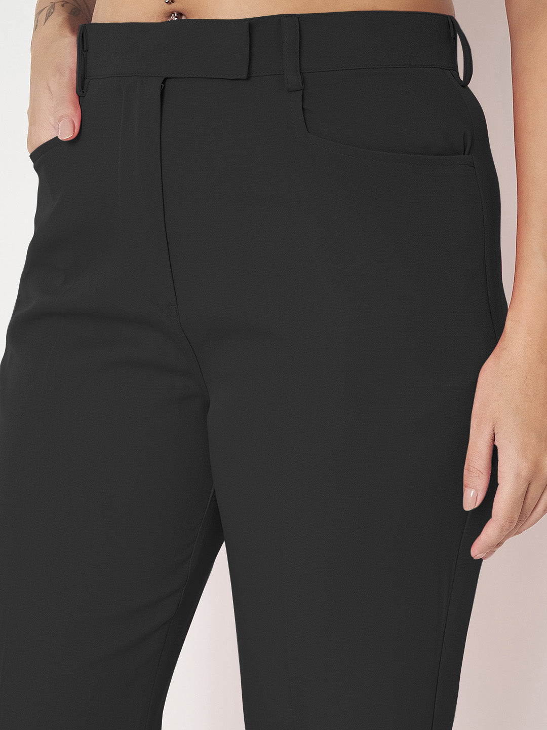 Regular Fit Bootcut Trousers