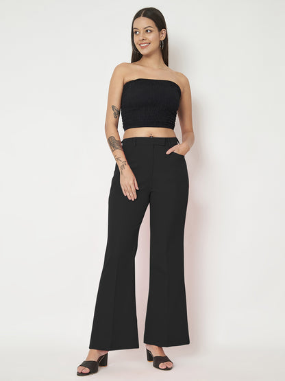 Regular Fit Bootcut Trousers