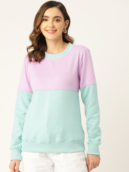 Colourblocked Pullover Sweatshirt