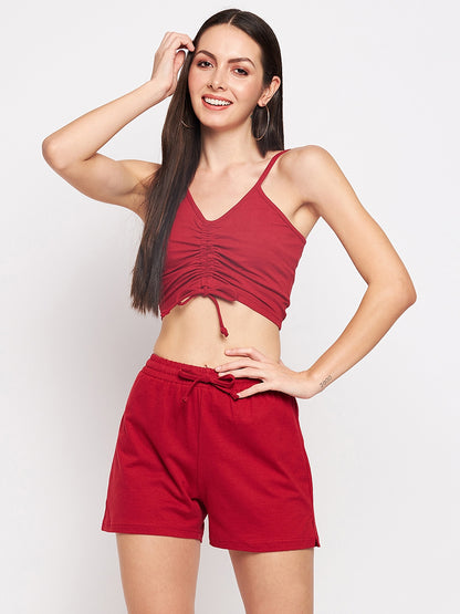Cotton Top & Shorts Co-Ords