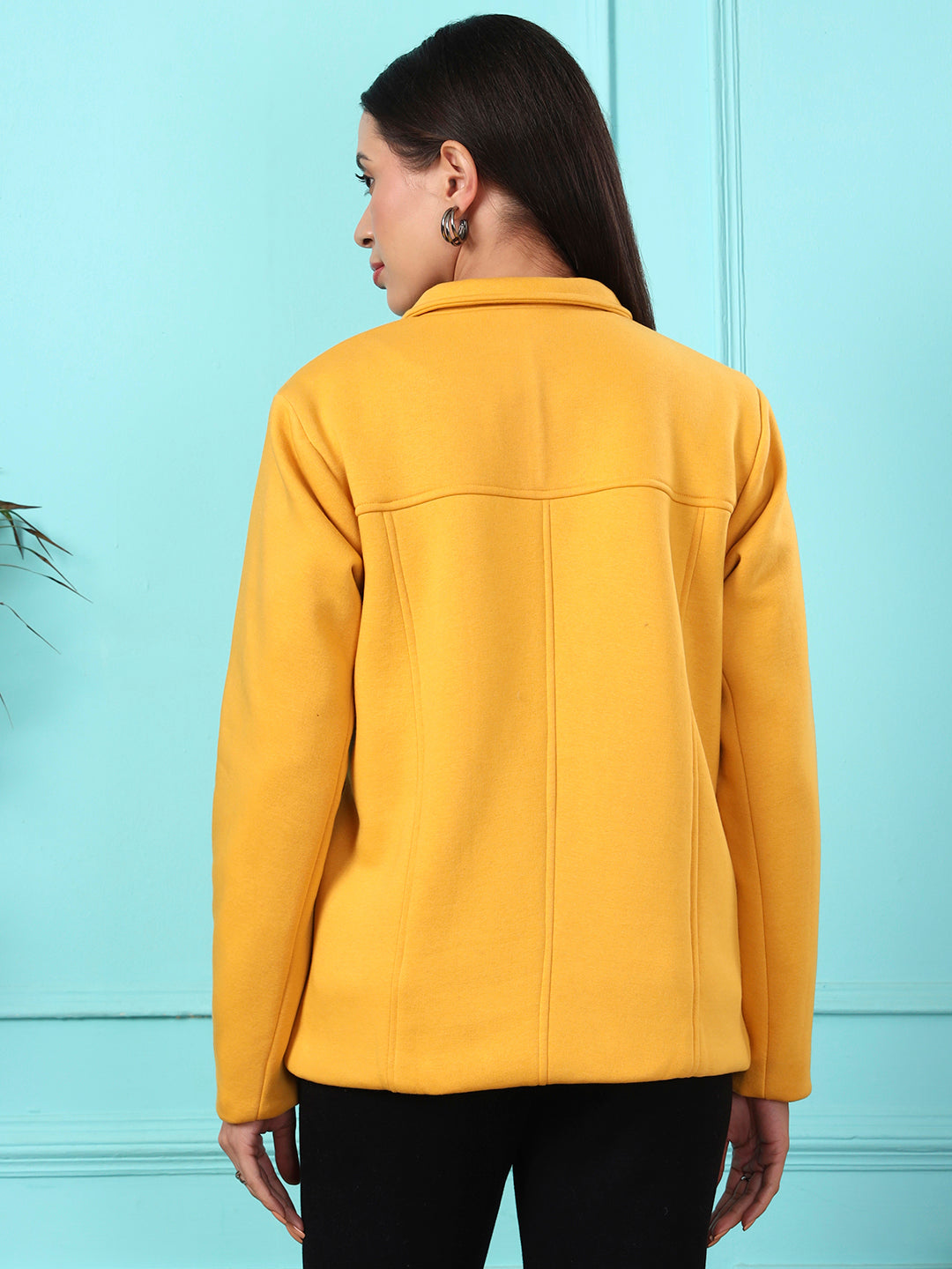 Casual Fleece Buttoned Jacket
