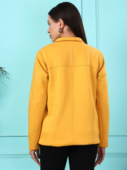 Casual Fleece Buttoned Jacket