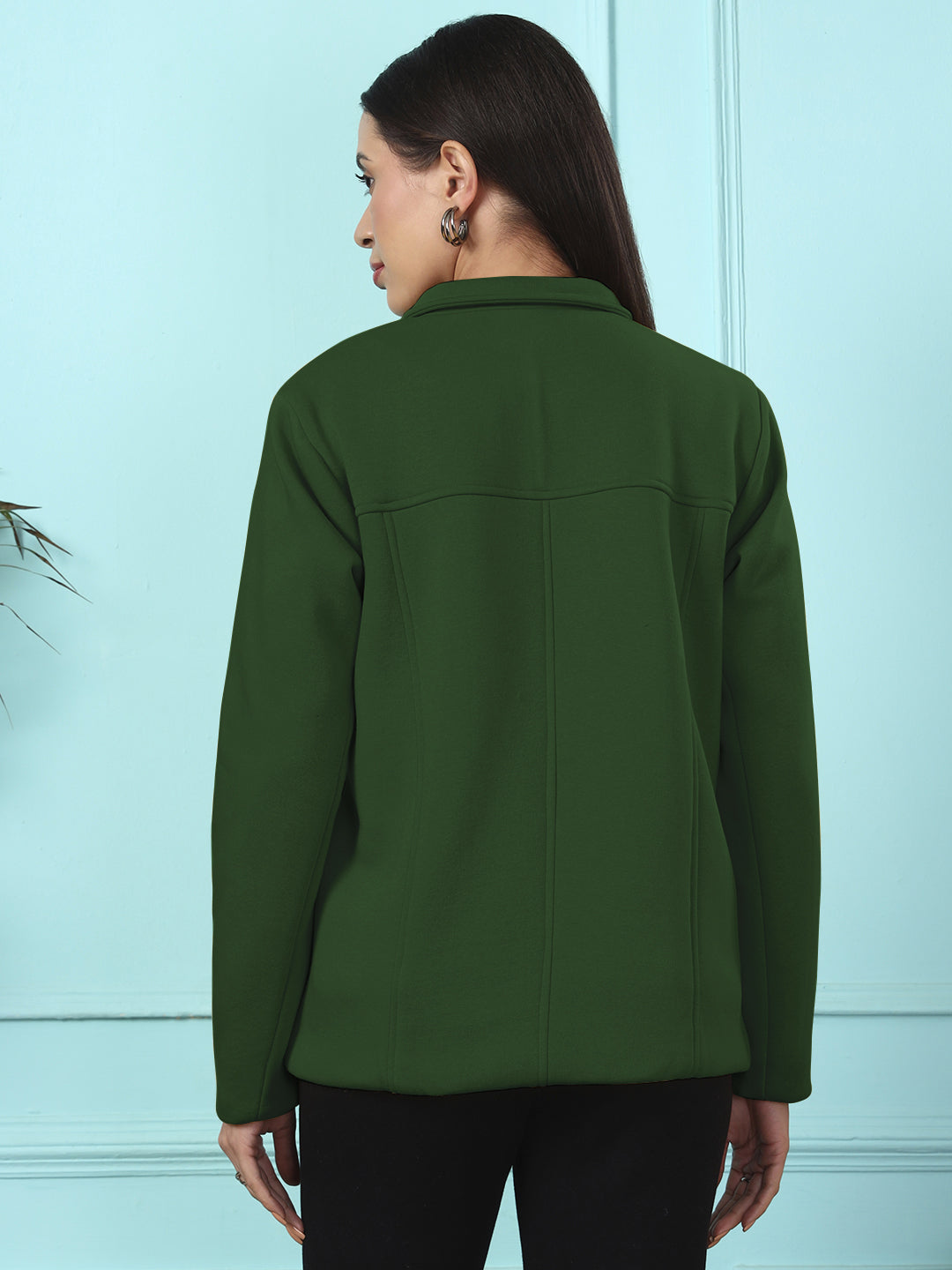 Casual Fleece Buttoned Jacket