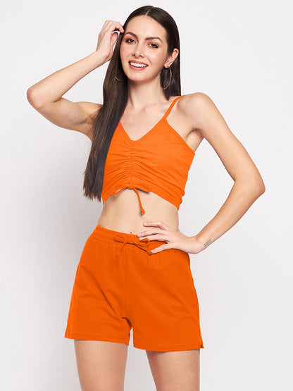 Cotton Top & Shorts Co-Ords