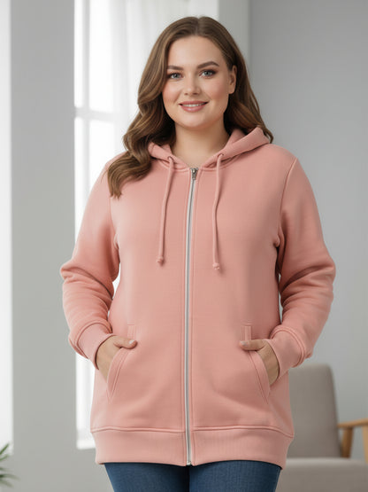 Plus Size Hooded Sweatshirt