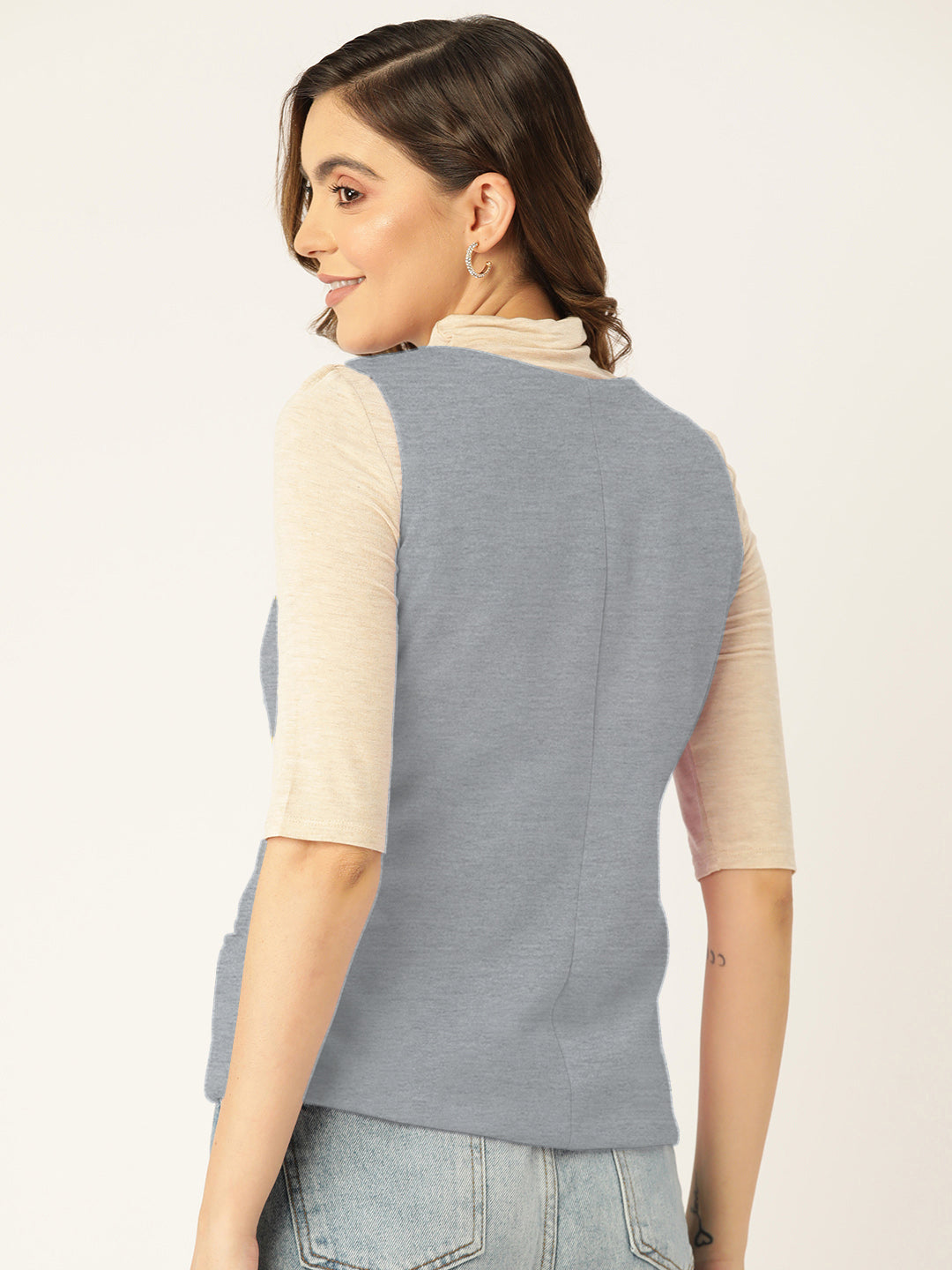 V-Neck Fleece Waistcoat