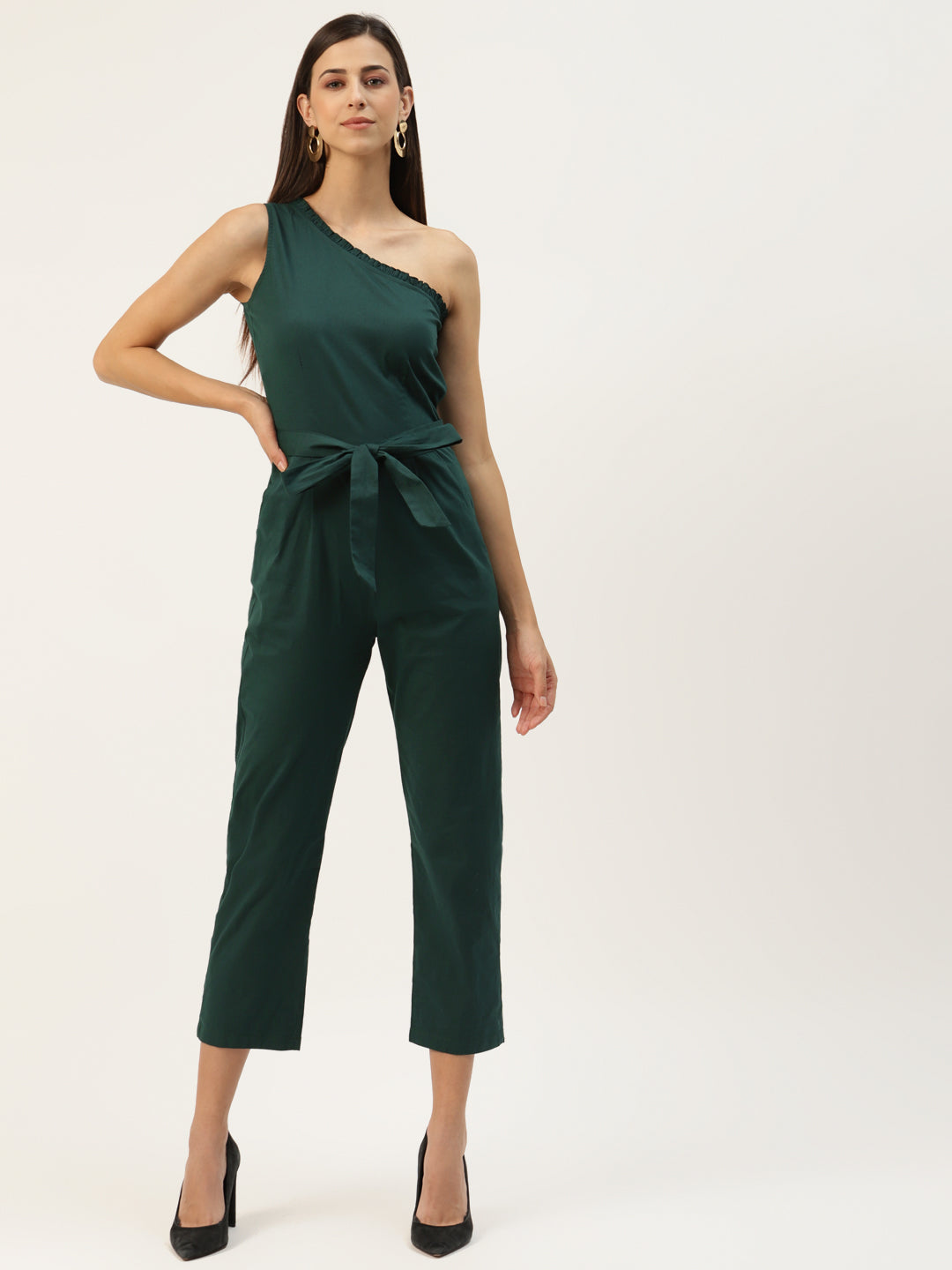 One-Shoulder Basic Jumpsuit