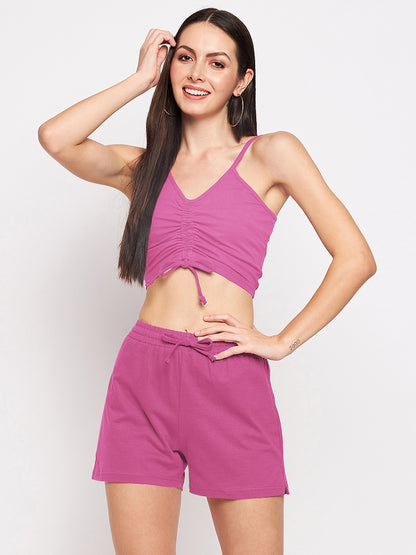 Cotton Top & Shorts Co-Ords