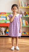 Poppylane-Peter Pan Collar A-Line Dress