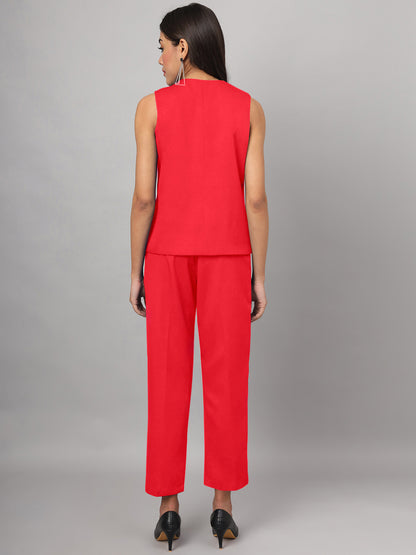 Waistcoat With Trousers Suit