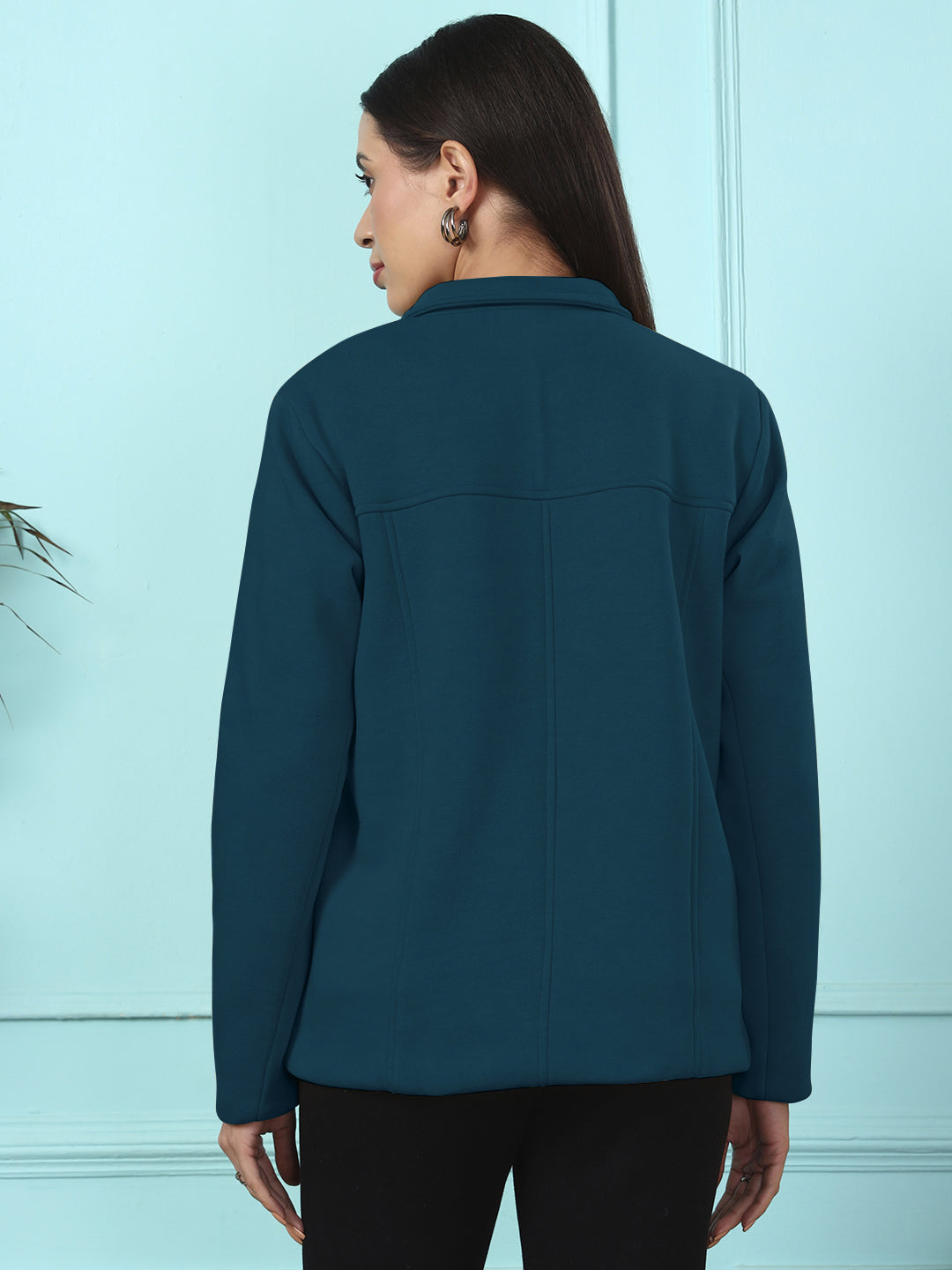 Casual Fleece Buttoned Jacket