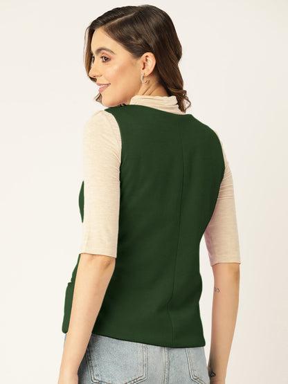 V-Neck Fleece Waistcoat