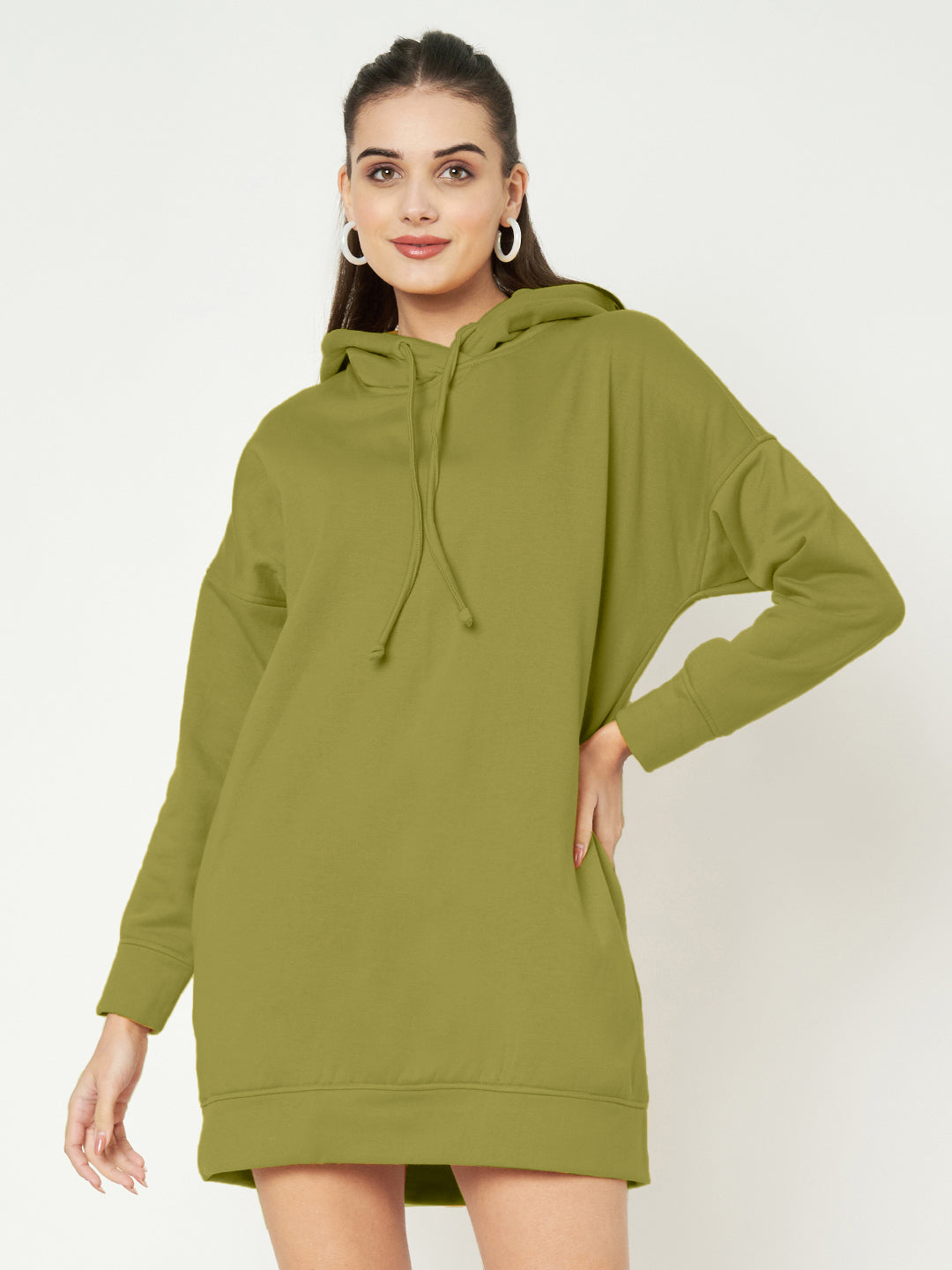 Hooded Longline Sweatshirt