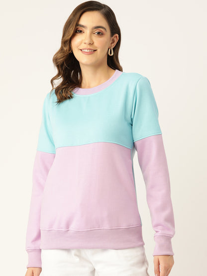 Colourblocked Pullover Sweatshirt