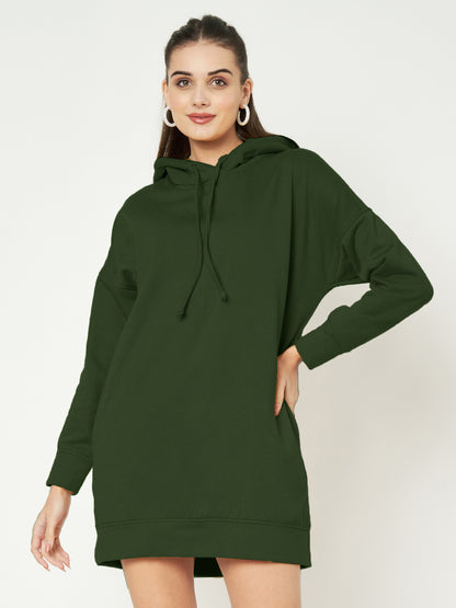 Hooded Longline Sweatshirt