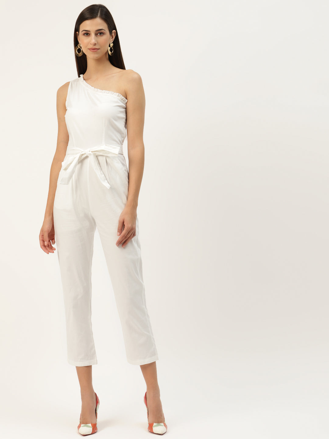 One-Shoulder Basic Jumpsuit