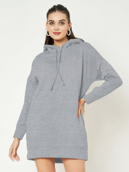 Hooded Longline Sweatshirt