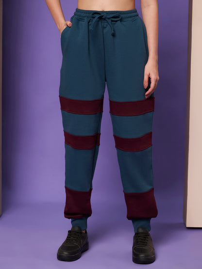 Colourblocked Hooded Sweatshirt & Joggers Co-Ords