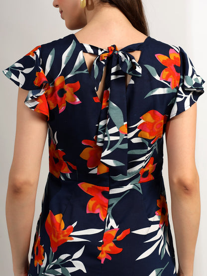 BRINNS Women Printed Short Sleeve Capri Jumpsuit