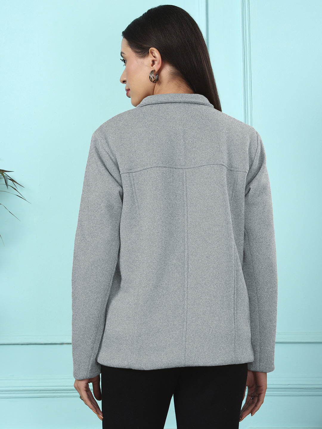 Casual Fleece Buttoned Jacket