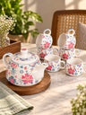 Tea Set | Printed | Kettle (1200 ml) & 6 Cups (200 ml)