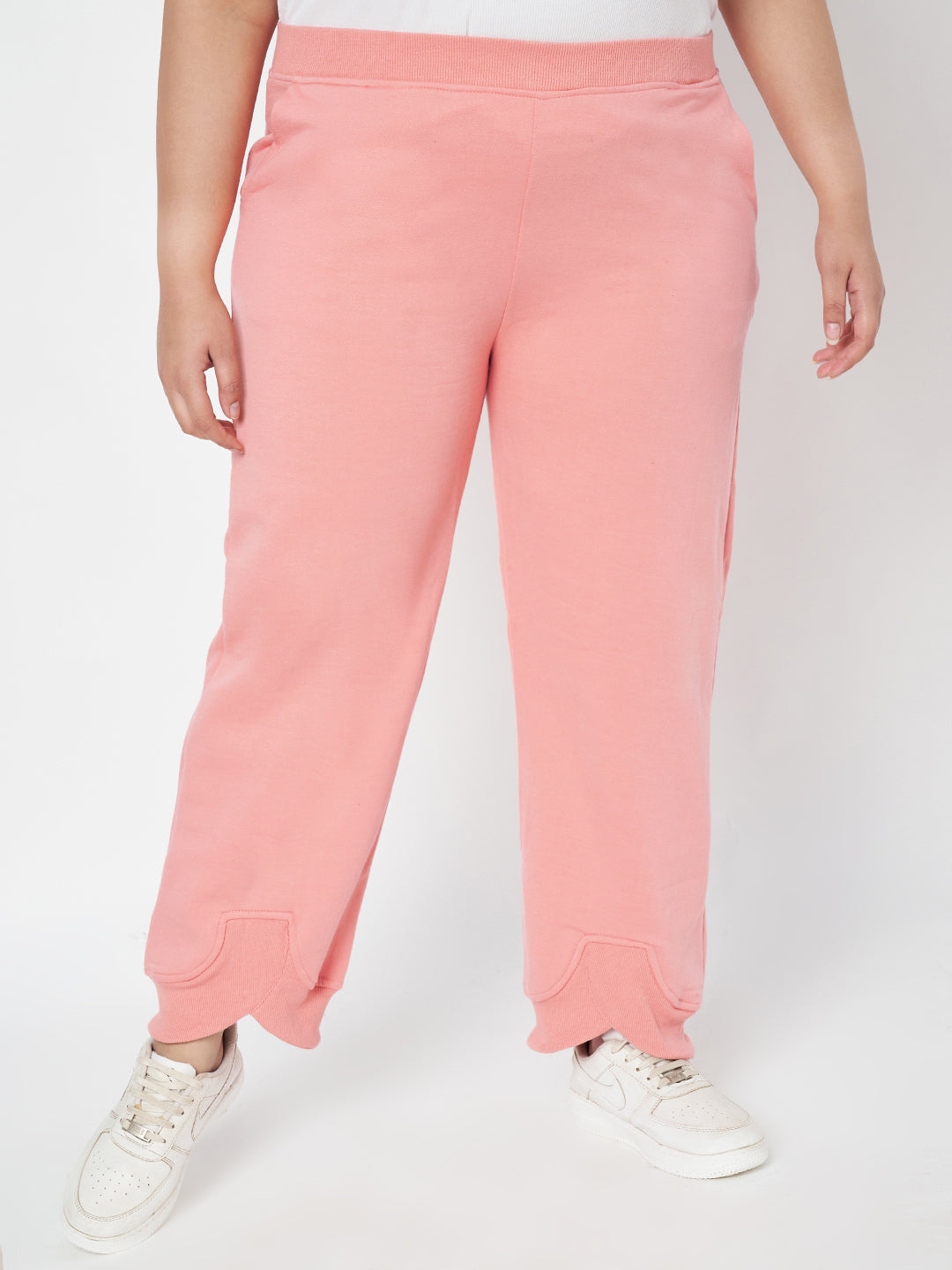 Pluslane Relaxed Solid Regular Fit Trousers