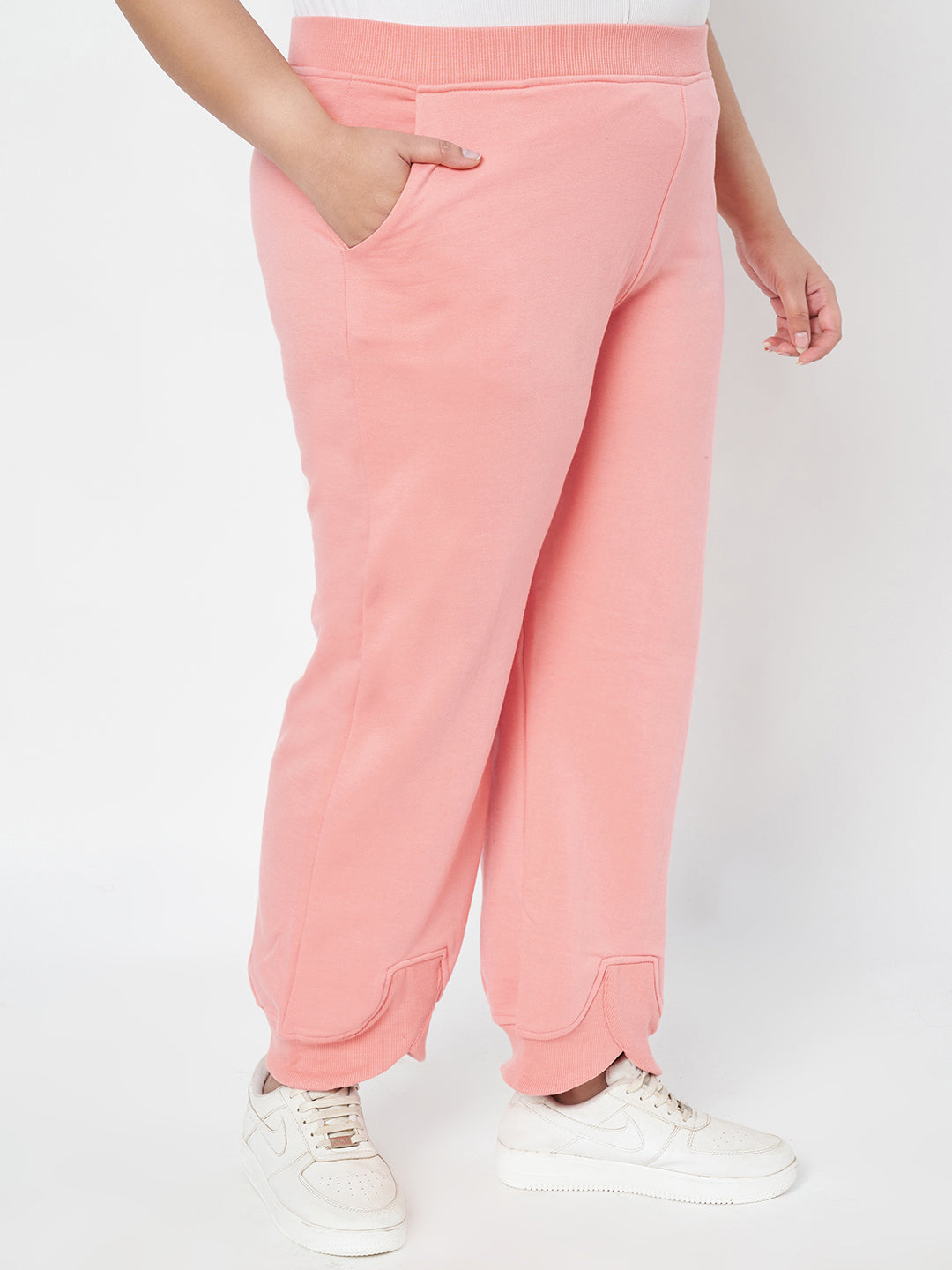 Pluslane Relaxed Solid Regular Fit Trousers