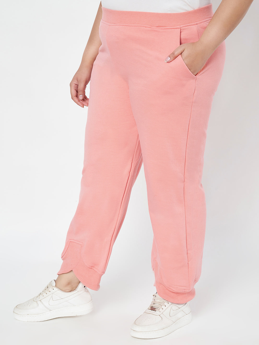Pluslane Relaxed Solid Regular Fit Trousers