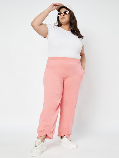Pluslane Relaxed Solid Regular Fit Trousers