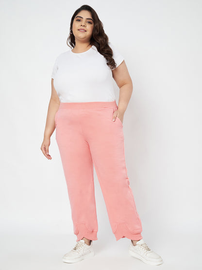 Pluslane Relaxed Solid Regular Fit Trousers