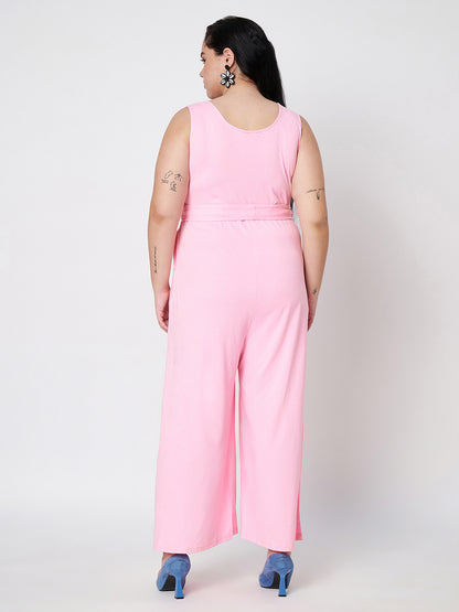 Plus Size Basic Jumpsuit