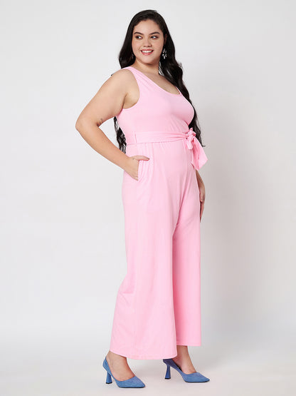Plus Size Basic Jumpsuit