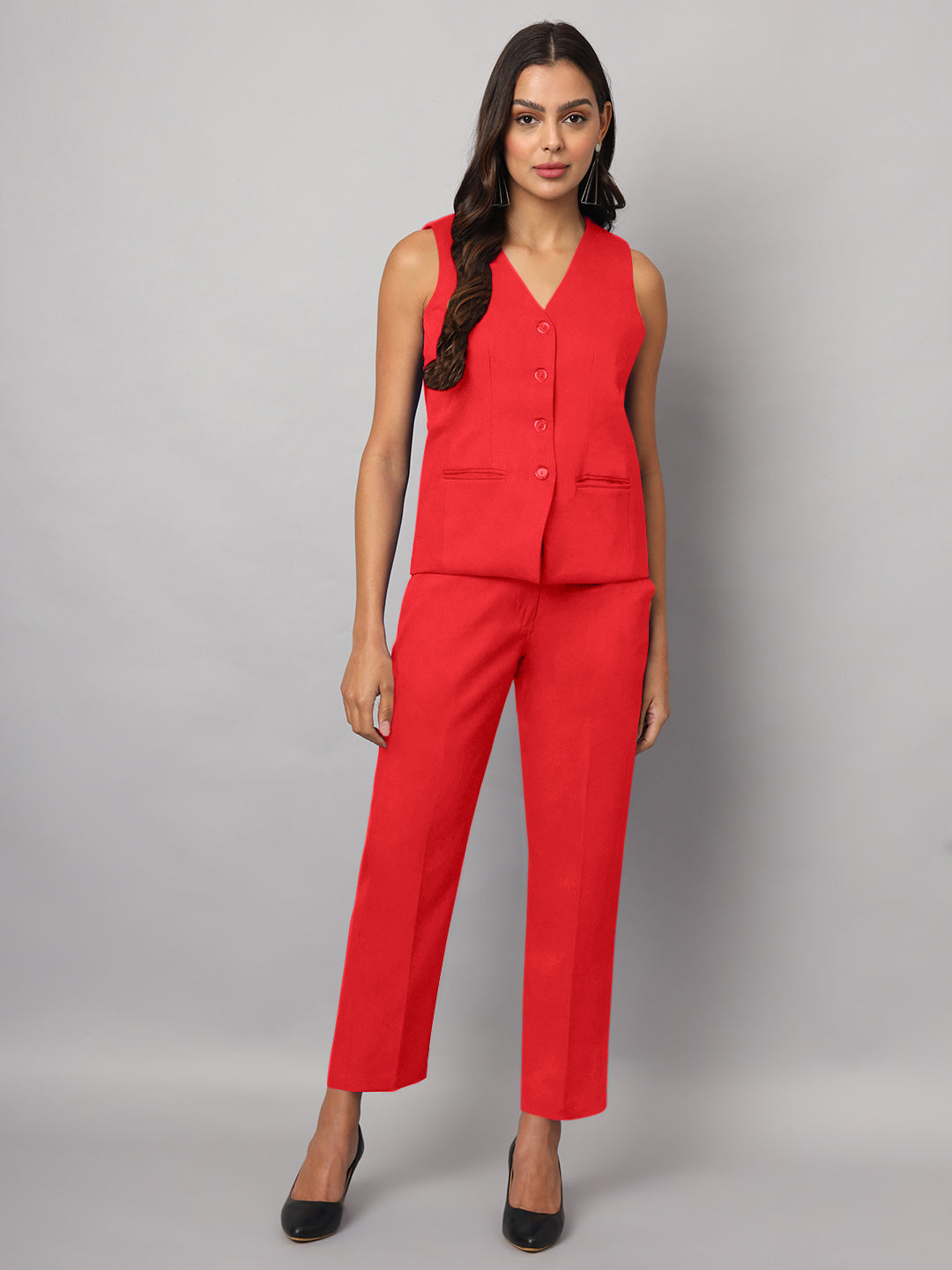 Waistcoat With Trousers Suit