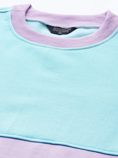 Colourblocked Pullover Sweatshirt